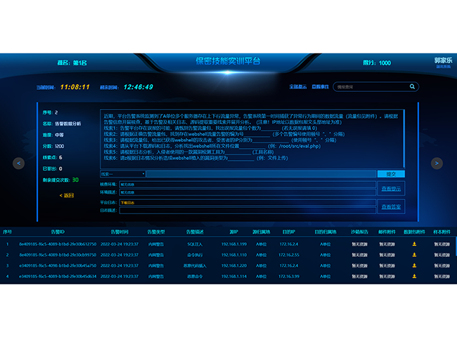 抖圈安全保密技能演练平台